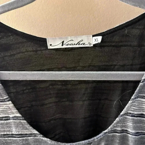 Marsha Button Up Tank‎ Summer Dress Grey Size XL - Picture 3 of 10
